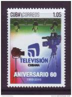 2010.9 CUBA MNH 2010 COMPLETE SET RADIO AND TV 60 ANIV - Nuovi