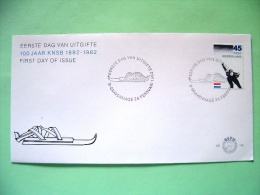 Netherlands 1982 FDC Cover - Royal Dutch Skating Assoc. Centenary - Brieven En Documenten