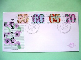 Netherlands 1982 FDC Cover - Flowers FLORIADE '82 - Scott B577-B580 = 3.80 $ - Storia Postale