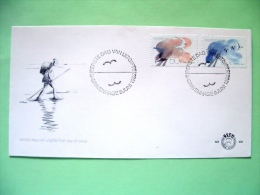 Netherlands 1982 FDC Cover - Birds - Sandwich Tern And Eider Duck  Barnacle Geese Flying - Covers & Documents