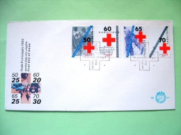 Netherlands 1983 FDC Cover - Red Cross Workers - Social Medical Peace - Scott B589-B592 = 3.80 $ - Storia Postale