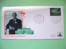 Netherlands 1986 Special Cover - Prins Bernard - Palace - Panda WWF - Windmill - Briefe U. Dokumente