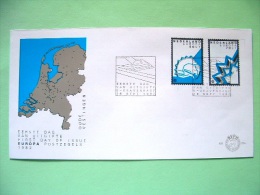 Netherlands 1982 FDC Cover - Fortifications Layouts - Map - Europa CEPT - Briefe U. Dokumente