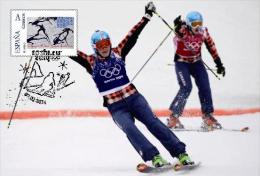 Spain 2014 - XXII Olimpics Winter Games Sochi 2014 Gold Medals Special Maxicard - Marielle Thompson - Winter 2014: Sotschi