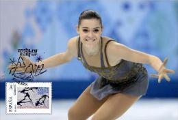 Spain 2014 - XXII Olimpics Winter Games Sochi 2014 Gold Medals Special Maxicard - Adelina Sotnikova - Winter 2014: Sochi