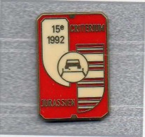 Superbe  Pin´s  Sport  Automobile  Rallye, 15 è  Critérium  Jurassien  En  1992  Signé  Maximilien  Pin's  Swiss  Made - Rally