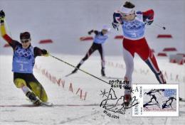 Spain 2014 - XXII Olimpics Winter Games Sochi 2014 Gold Medals Special Maxicard - Combinada Nordica Norway Team - Winter 2014: Sotschi