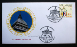 VATICANO 2014 - FDC 27TH FAIR OF BOOK TORINO - Covers & Documents