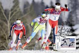 Spain 2014 - XXII Olimpics Winter Games Sochi 2014 Gold Medals Special Maxicard - Sprint Femenino Norway - Winter 2014: Sotschi