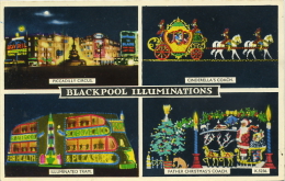 BLACKPOOL ILLUMINATIONS WITH ERROR 1953 - Blackpool