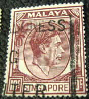 Singapore 1949 King George VI 10c - Used - Singapur (...-1959)