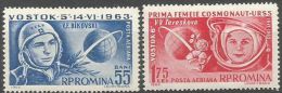 Roumanie 1963 PA 175 - 176 ** Espace - Vol Spatial Groupé - Vostok 5 Et 6 - Bikovski - Terechkova - Ongebruikt