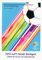 GERMANY 2006 FOOTBALL WORLD CUP GERMANY POSTCARD WITH POSTMARK  /  R 18 / - 2006 – Germany