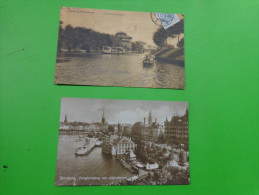 2 Cartes Hamburg. - Collezioni E Lotti