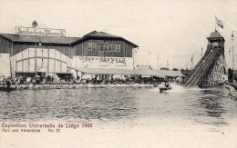 Belgique Exposition Universelle De Liege 1905 N°72 Parc D'attractions Voir Scan - Colecciones Y Lotes