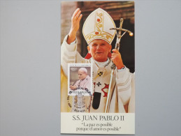 Argentinien 1569 Maximumkarte MK/MC, ESST 1000 Buenos Aires, Besuch Von Papst Johannes Paul II - Storia Postale