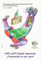 GERMANY 2006 FOOTBALL WORLD CUP GERMANY POSTCARD WITH POSTMARK  /  R 22 / - 2006 – Germany