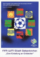 GERMANY 2006 FOOTBALL WORLD CUP GERMANY POSTCARD WITH POSTMARK  /  R 23 / - 2006 – Germany