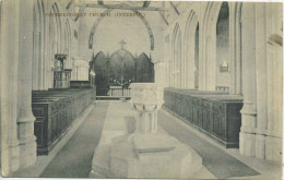 NORTHANTS - FOTHERINGAY CHURCH INTERIOR N116 - Northamptonshire