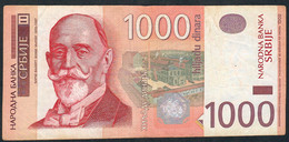 SERBIA  P52a  1000  DINARA  2006  #AG    VF    NO P.h. - Serbien