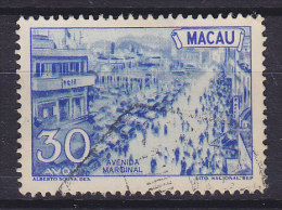Macau 1950 Mi. 367     30 A Marginal-Avenue Perf. 14 1/4 - Usati