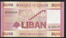 LEBANON LIBAN  NLP  20.000 LIVRES  2012 Special Prefix C/99 REPLACEMENT UNC. - Libanon