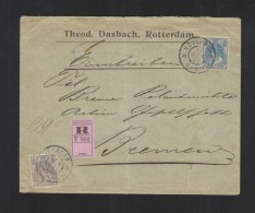 Brief 1901 Rotterdam Bremen - Brieven En Documenten