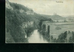 Litho Bad Kösen Rudelsburg Sw Um 1920 - Bad Koesen