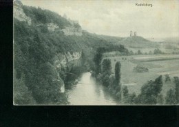 Litho Bad Kösen Rudelsburg Sw Um 1920 - Bad Kösen