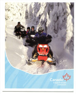 CPM Publicitaire Non Postable - Motoneige Au Canada - Groupe NPP à Saint Leu-la-Forêt - Val D'Oise - Modern Cards