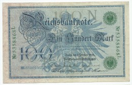 Germany 100 Mark 1908. Crisp XF++/AUNC - 100 Mark