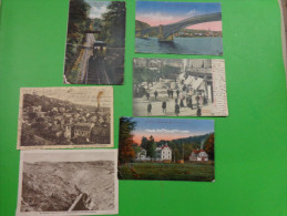 6 Cartes -bad Ems-coblenz-dresden Loschwitz-luftkurort Blechhammer.-karlsbad-die Beruhmte Hohe 108 Mit Etc.... - Collections & Lots