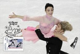 Spain 2014 - XXII Olimpics Winter Games Sochi 2014 Special Maxicard - Meryl Davis, Charlie White - Winter 2014: Sochi