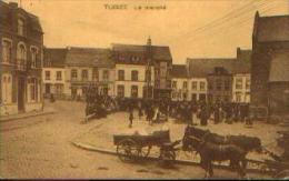 TUBIZE « Le Marché » Imp. N. Philippart-Pierlot (1913) - Tubize