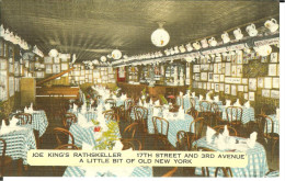 CP - JOE KING'S RATHSKELLER - GERMAN AMERICAN RATHSKELLER - ONE OF THE OLDEST RESTAURANTS IN  NEW YORK - 90495 - Wirtschaften, Hotels & Restaurants