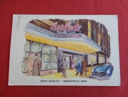 - Minnesota > Minneapolis Hotel Nicollet  1957  Cancel   Ref 1247 - Minneapolis