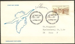 Czeslaw Slania. Greenland 1978. 250 Anniv  Godthåb(Nuuk). Michel 110 FDC. Signed. - FDC