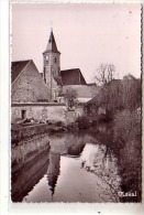 58 BRINON Sur BEUVRON ( Nièvre ) - Le Beuvron Et L'Eglise - CPSM NOVAL PHOTO Nevers - Brinon Sur Beuvron