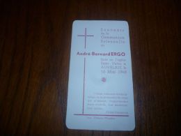 BC7-2-101 Souvenir Communion André Bernard Ergo Auvelais   1948 - Comunioni