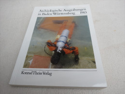 "Archäologische Ausgrabungen In Baden-Württemberg 1983" Konrad Theiss Verlag - Archeologia
