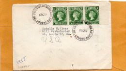 Australia 1955 Cover Mailed To USA - Brieven En Documenten