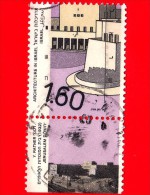 ISRAELE -  ISRAEL - USATO - 1992 - Architettura: Agenzia Ebraica Per La Palestina, Gerusalemme, Da Yohanan Ratner - 1.60 - Oblitérés (avec Tabs)