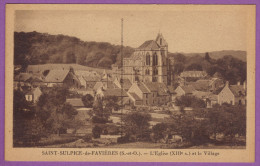 SAINT-SULPICE-DE-FAVIERES - L'Eglise (XIIIe S.) Et Le Village - Saint Sulpice De Favieres