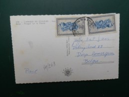 41/269      CPCONGO BELGE   POUR LA BELG.  OBL. KAMINA BASE MILITAIRE - Storia Postale