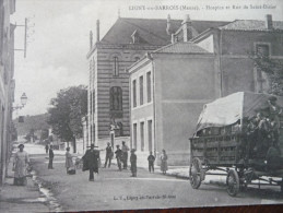 CPA Ligny En Barrois . Meuse. Hospice Et Rue De Saint Dizier. - Ligny En Barrois