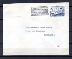 La Radiodiffusion, Cachet Protection Animaux, 1144 Sur Lettre - Storia Postale