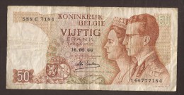 België 50 Frank 14-5- 1966 -NO 588 C 7184.. - 50 Francs