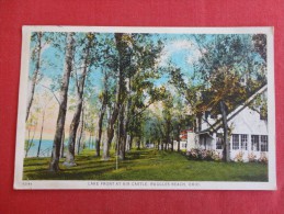 Lake Front  At Air Castle Ruggles Beach Ohio 1920 Cancel       Ref 1248 - Andere & Zonder Classificatie