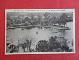 Spring Bayou Tarpon Springs Fl 1921 Cancel       Ref 1248 - Unclassified