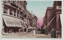 CP / POSTCARD ALEXANDRIA (Egypte): Le Boulevard Fouad I  PUBL. THE ORIENTAL COMMERCIAL BUREAU Port Saïd - Alexandria